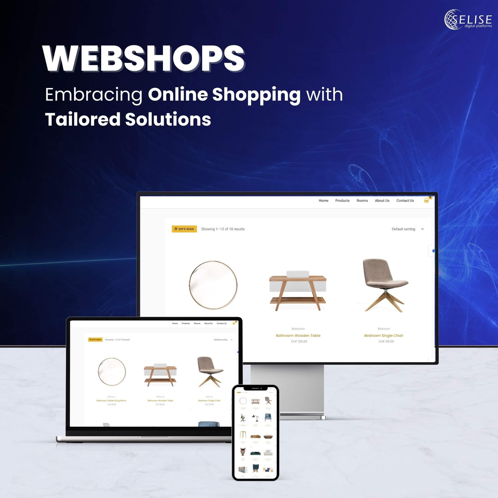 Webshops Embracing Online Shopping with Tailored Solutions